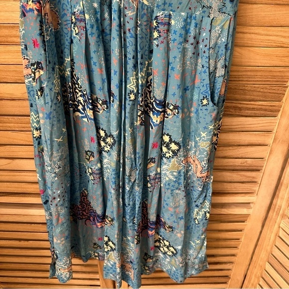 Zadig & Voltaire Ruskie Glam Rock Floral Maxi Dress size S - Picture 6 of 9